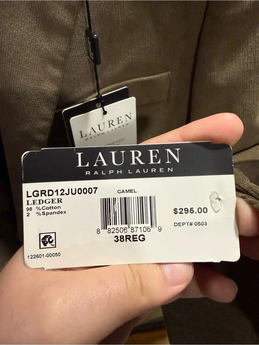 NWT Ralph Lauren | Ultraflex Corduroy Sport Blazer Coat